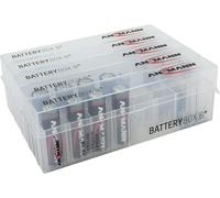Ansmann 4000033 8-Way AA / AAA Battery Box Plus - ideal for storing your full a