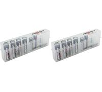 Ansmann 4000033 Battery Box,White,8 Plus (Pack of 2)