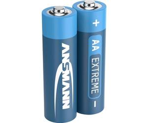 Ansmann 5021003 AA Batteries [Pack of 2] Long Lasting High Capacity Disposable AA Type 1.5V Extreme Lithium Battery