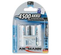 Ansmann 5035352/01 maxE Rechargable Battery 2xC 4500mAh