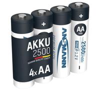 Ansmann 5035442 MaxE+ Rechargeable AA Batteries 2500mAh 4 Pack