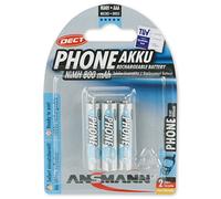 Ansmann 800 mAh Dect - Ni-MH Battery/rechargeable battery (NiMH), 10.5 x 10.5 x 44.5 mm, AAA)