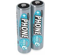 ANSMANN AA Dect Phone Batteries [Pack of 2] Rechargeable 1300 mAh NiMH High Cap