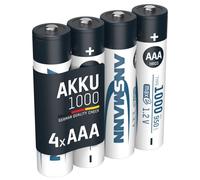 Ansmann 5030882 AAA - Pack of 4 1000mAh Photo NiMH AAA batteries