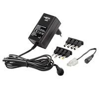 Ansmann ACS 48 Battery Pack Charger - 4-8 Cell NiMH Battery Charger with 8 Sockets and Tamiya Adapter, Black, 9.6V
