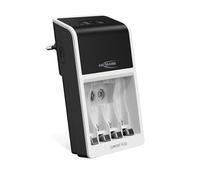 ANSMANN Battery Charger for NiMH Micro (AAA), Mignon (AA), 9V Block Batteries - Automatic Battery Charger with Perfect 7 Charging Technology, Quick Charge & Discharge Function - Comfort Plus