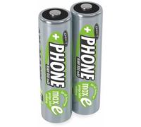 Ansmann Blister 2 X DECT Accu, AA, 800mAh Nickel-Metal Hydride (NiMH) 800mAh 1.2V rechargeable battery
