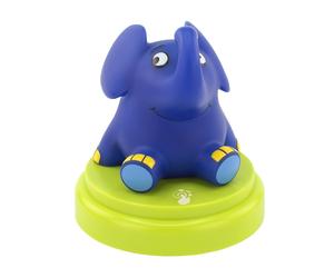 ANSMANN Cartoon Elephant Glow Nightlight, Blue Glowing Elephant