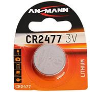 ANSMANN CR2477 Coin Battery [Pack of 1] Lithium 3V Button Cell Ideal For Car Starters, Garage Door Openers, Computer Memory Back, Watches, Pagers and, Calculators 1516-0010