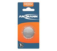 ANSMANN CR3032 Coin Battery [Pack of 1] Lithium 3V Button Cell Ideal For Car Starters, Garage Door Openers, Computer Memory Back, Watches, Pagers and, Calculators