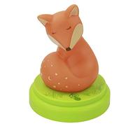 ANSMANN Cute Baby Fox Star Projector Night Light [Pack of 1] Touch Sensor & Timer LED Star Projector Sleeping Aid For Baby/Kids Room, Battery Operated with Batteries Included - 3 Years Warranty, Brown 1800-0060