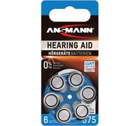 Ansmann Hearing Aid Batteries [Pack of 6 Cells] Size 675 Blue Zinc Air Hearing-
