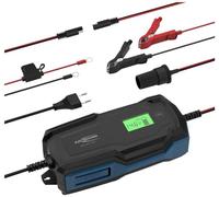 ANSMANN Intelligent 10-step charger 6V 12V/10A with LCD display for lead acid, lead gel and lead fleece batteries and 12V LiFePo4 batteries for cars, motorcycles and vans