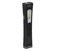 Ansmann Lampada da ispezione per officina ricaricabile 10 W SMD LED fino a 1000 Lumen, with stazione di ricarica, Ideal per l'uso professionale in officina, cantiere, industria, ispezione