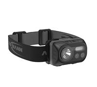 ANSMANN LED Tiltable Headlight [Black] Lightweight 230 Lumens Head Torch Includes Headlamp & 3 x AAA Batteries - Super Bright Ideal for Jogging, Cycling, Walking Dog - 3 Yr Warranty