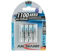 ANSMANN - NiMH Rechargeable AAA Batteries 1100mAh 4 Pack