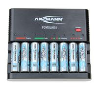 Ansmann Powerline 8 with 8x AA 2500mAh batteries