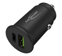 Ansmann 1000-0029 USB A and USB C In Car-Charger CC230PD with QC3.0