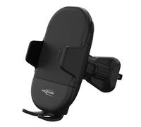 ANSMANN Wireless Car Charger WCC15 (1 piece) - Induction Charger for Car Air Vent - Car Phone Holder with Quick Charge Function