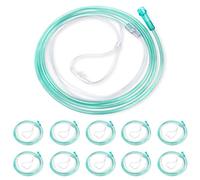 ANSNF Standard Oxygen Nasal Cannula for Adult - 7 ft, Soft Material, Kink Resistant, Lightweight Tubing (10 Pack)