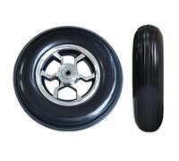 ANSNOW 8-Inch Electric Wheelchair Front Wheel, Universal Wheelchair Wheel, Solid Tire Front, Suitable for Many Electric Wheelchairs, Black