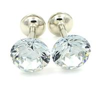 ANSNOW a Pair of 40Mm Clear Glass Crystal Curtain Hold Backs Tie Back Wall Hook Tassel Holder Silver