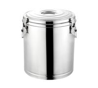 ANSNOW Breakfast Soup Porridge Pot Insulated Warm Soup Pot Portable Multipurpose Hotel Buffet Soup Pot for Canteens Hotel Commercial/15L
