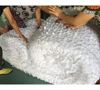 ANSNOW Camouflage Netting Army Camo Net, 4X5M(13Ft X 16Ft) Snow Camo Netting White - Outdoor Snow Woodland Hunting Blinds Garden Roof Sunscreen Theme Party Decoration Net Repeated Use Camo Net for Cam