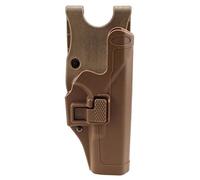 ANSNOW Glock Holster Military Concealment Level 2 Right-Hand Paddle Waist Belt Gun Holster for Glock 17 19 22 23 31 (2 Colors Optional)/Tan