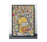 ANSNOW Jigsaw Puzzles 1000 Pieces Assempicture s Art The Simpsons Scream Anime Cartoon Comics Simpson for Wood Adult Toys Decompression Game