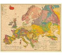 ANSNOW Jigsaw Puzzles for Adults 1000Pieces Europe Map Geological Map Decoration Jigsaw for Educational Puzzles Toys