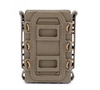 ANSNOW Magazine Pouch for Ar15 M4 5.56 7.62 Scorpion Fast Mag Quick Release Mag TPR Holster Case Box Hunting Molle System Belt/Tan