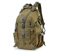 ANSNOW Military Backpack 35L for Men Women, Backpack Molle Rucksack Assault Daypack Army Work Bag Backpack for Outdoor Camping Hunting Hiking Trekking/A-Khaki/25L