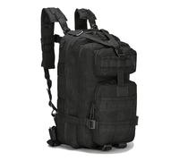 ANSNOW Military Backpack Mens 25L Rucksack for Men Ruck Sacks Adult Men Fishing Backpack Travel Suitable for Camping Hiking Rucksack Outdoor Daypack/Black