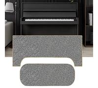 ANSNOW Piano Carpet for Upright Pianos, Upright Piano Soundproof Carpet, U-Shaped Carpet Heat Insulation Moisture-Proof Non-Slip Floor Mat, Piano Stool Carpet/D