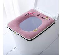 ANSNOW Waterproof Square Toilet Seat Cushion, Home Bathroom Soft Warm Washable Toilet Seat Cover Pads