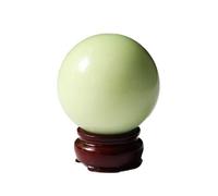 anso 1 pcs Luminous Stone Green/Blue Glow In The Dark Crystal Sphere Ball 20-70mm Stone Crafts (Green,60mm)