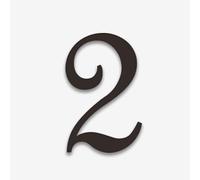 anso 1pcs Acrylic House Door Number Address Gate Plaque Mailbox Sign Sticker Wall (2)