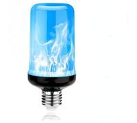 anso E27/E26 LED Flicker Flame Bulb Burning Light Fire Effect Lamp Party Decor Gravity Sensitive Lamp (Blue,E26)