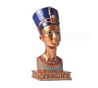 anso Resin Tutankhamun Figurine Egyptian Cleopatra Statue Egyptian Pharaoh Figure Collectible (D)