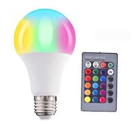 anso RGB Colour Changing 4 Modes Remote Controlled LED Light Bulb B22 E27 A50 A70 GLS (A70/10W,1pc)