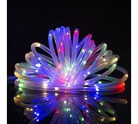 anso Solar LED Powered Fairy String Rope Strip Lights Waterproof Outdoor Garden Patio Yard Path Lamp (Multi-Color,66FT 200LEDS)