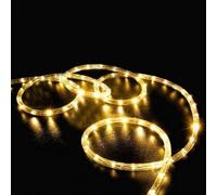 anso Solar LED Powered Fairy String Rope Strip Lights Waterproof Outdoor Garden Patio Yard Path Lamp (Warm White,99FT 300LEDS)