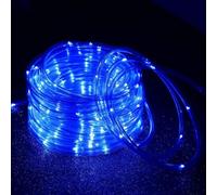 anso Solar LED Powered Fairy String Rope Strip Lights Waterproof Outdoor Garden Patio Yard Path Lamp (Blue,23FT 50 Leds)