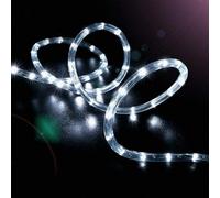 anso Solar LED Powered Fairy String Rope Strip Lights Waterproof Outdoor Garden Patio Yard Path Lamp (White,99FT 300LEDS)