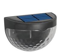 anso Solar LED Wall Light Home Garden Fence Yard Path Decor Street Lamp Waterproof (White,Black)