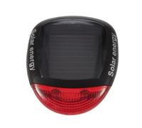 anso Solar Powered LED Rear Flashing Tail Light Bicycle Cycling Lamp Safety 2 LEDs Reflector