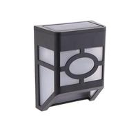 anso Solar Powered Wall Mount LED Light Garden Path Landscape Fence Yard Lamp (Multicolor)