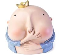 ANSO StinKing - Boy Holding Nose Sculpture - Primitive Kitschy Figurine - Funny Bathroom Decor 4.2Inch High