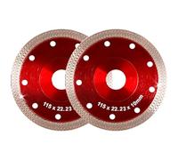 Ansodo 2Pcs 115mm Diamond Cutting Disc for Angle Grinder, Tile Cutting Disc, Sharp Cleaning Cut Porcelain, Concrete, Tile, Stone, Marble and Ceramic